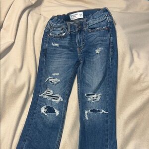 Abercrombie Kids ripped straight leg skinny jeans- size 7/8 for boys or girls